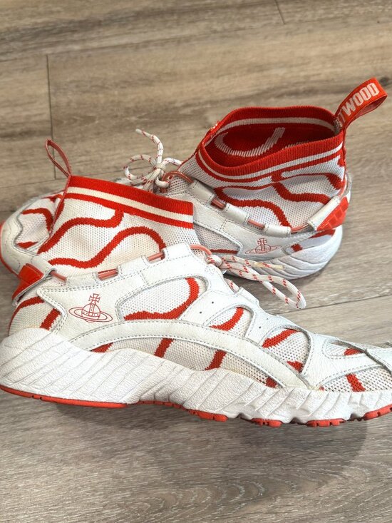 Vivienne Westwood x ASICS Gel-mai Knit In White/fiery Red MEN 10 main image 8